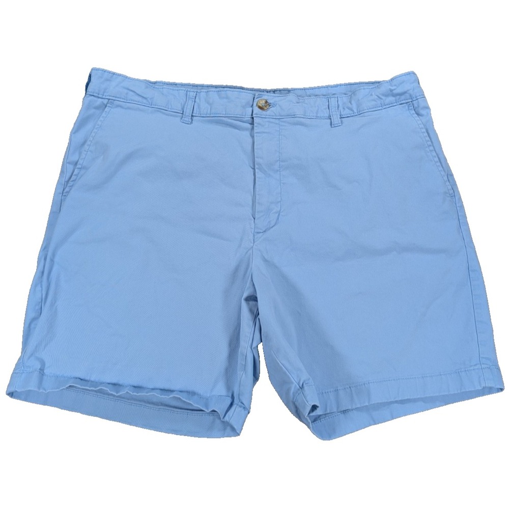 Izod Shorts Mens 42 Blue Classic Fit Chino Saltwater Golf Stretch Cotton Spandex